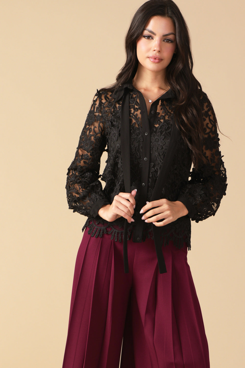 CALL IT FATE LACE TOP Flying Tomato